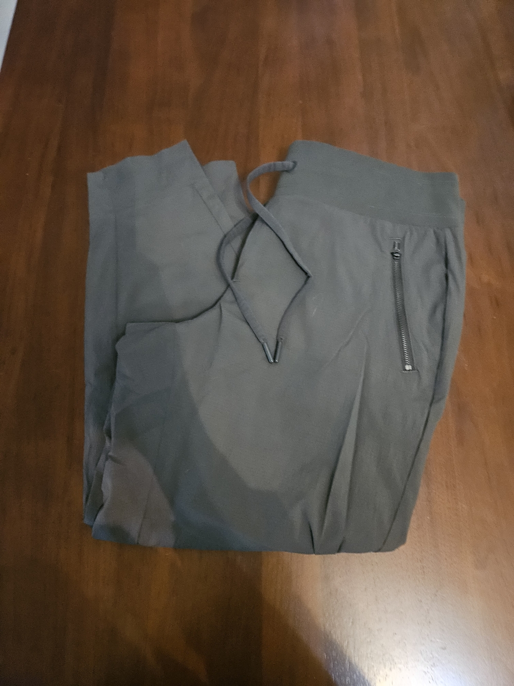 Athleta Olive Green Gray Yoga Pilates Active Leggings - Picture 3 of 5